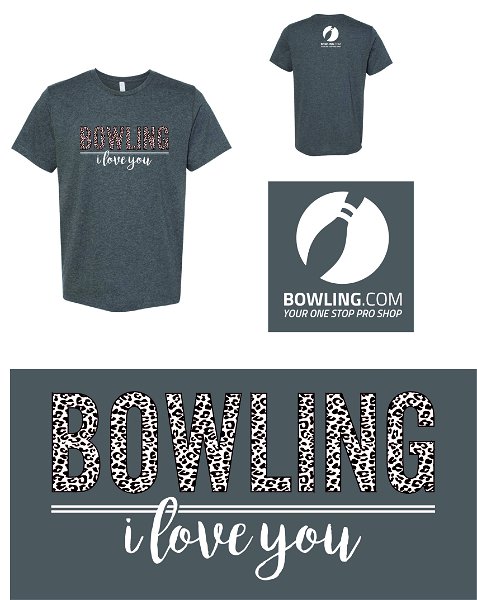 Exclusive Bowling.com I Love Bowling T-Shirt Alt Image