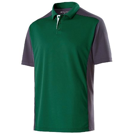 Holloway Mens Division Polo Forest/Carbon Main Image