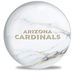 OnTheBallBowling NFL Arizona Cardinals White Marble Ball Alt Image