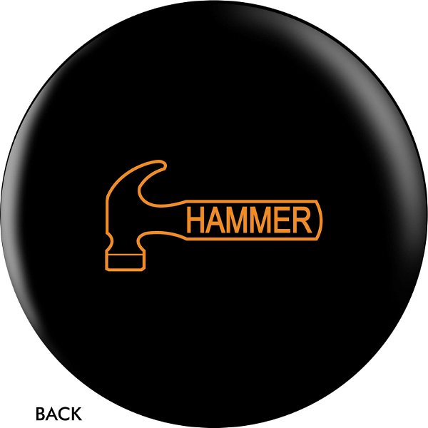 OnTheBallBowling Logo Ball - Hammer Tagline Back Image