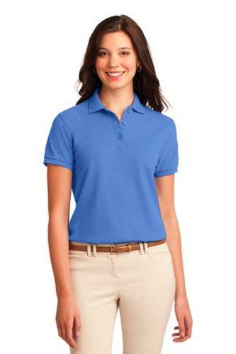 Port Authority Womens Silk Touch Polo Shirt Ultramarine Blue Main Image