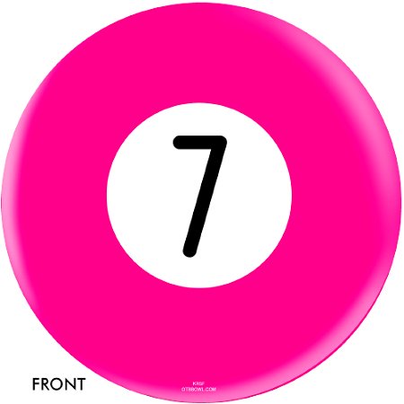 OnTheBallBowling Billiard Pink 7 Ball Main Image