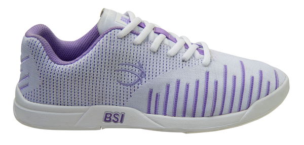 BSI Womens Sport #470 White/Purple Bowling Shoes + FREE SHIPPING