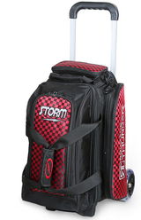 Sale Priced Bag: Storm Rolling Thunder 2 Ball Roller Black/Checkered Red