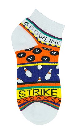 Master Ladies Bowling Theme Socks Main Image