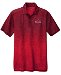 Review the Brunswick Mens Ombre Heather Polo Red/Black