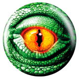 Sale Priced Ball: Brunswick Lizard Eye Glow Viz-a-Ball-ALMOST NEW