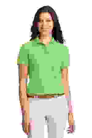 Port Authority Womens Silk Touch Polo Shirt Lime MAIN Image - Main Image
