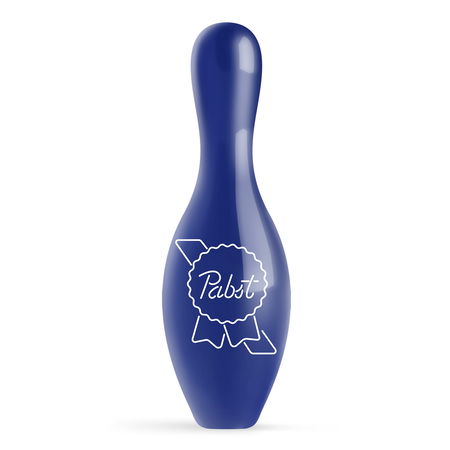 OnTheBallBowling Pabst Logo Blue Pin Main Image