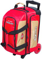 KR Strikeforce NFL Double Roller San Francisco 49ers Bowling Bags