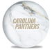 OnTheBallBowling NFL Carolina Panthers White Marble Ball Alt Image