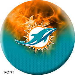 KR Strikeforce NFL on Fire Miami Dolphins Ball Bowling Balls