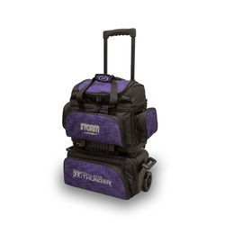 Storm Rolling Thunder 4 Ball Roller Abstract Purple Bowling Bags