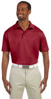 Harriton Mens 4 oz Polytech Polo Maroon