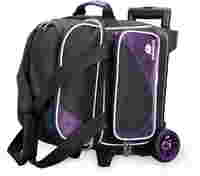 Ebonite Transport Single Ball Roller Purple Bowling Bags