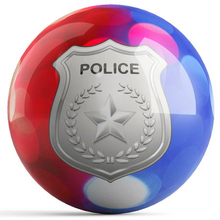 OnTheBallBowling Police Dept Red-Blue Lights Main Image