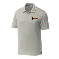 Hammer Mens Heathered Polo Silver