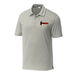 Review the Hammer Mens Heathered Polo Silver