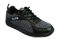 Elite Mens Pinnacle Black/Grey Bowling Shoes