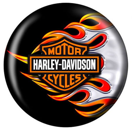 KR Harley Chrome Flame Viz-A-Ball Main Image