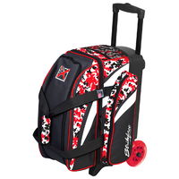 KR Strikeforce Cruiser Smooth Double Roller Red Camo Bowling Bags