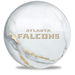 OnTheBallBowling NFL Atlanta Falcons White Marble Ball Alt Image