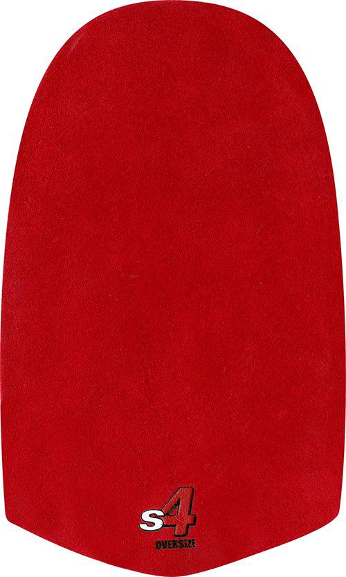 Dexter Red Leather Oversized Slide Sole (S4) MAIN Image - Main Image