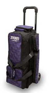 Newest/Latest Bag: Storm Rolling Thunder 3 Ball Roller Abstract Purple