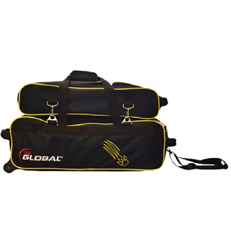 900Global 3 Ball Deluxe Airline Roller/Tote Black/Gold Claw Main Image