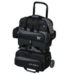 KR Strikeforce Konvoy 4 Ball Roller Black/Carbon Bowling Bags