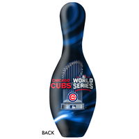OnTheBallBowling 2016 World Series Champion Chicago Cubs Pin BACK Image