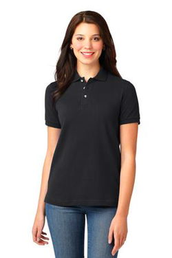 Port Authority Womens Pique Knit Sport Black