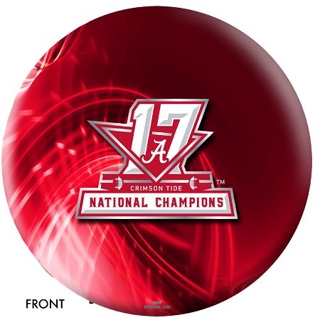 OnTheBallBowling 2017 NCAA National Champions Alabama Ball Main Image