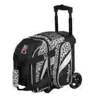 KR Strikeforce Cruiser Single Roller White Leopard Bowling Bags