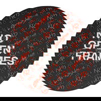 KR Strikeforce Round Shammy Leather Pad TPC Black/Red MAIN Image