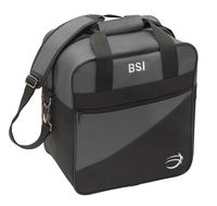 BSI Solar III Single Tote Charcoal/Black Bowling Bags