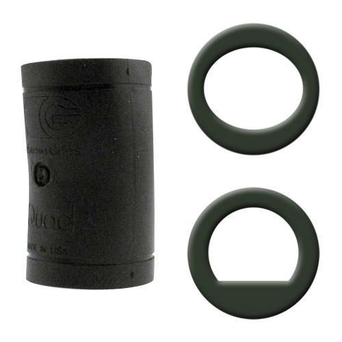 Turbo Grips Quad Classic Oval & Power Lift Combo Black MAIN Image - Main Image