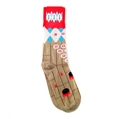 Classic Bowling Themed Socks Main Image