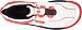 Dexter Mens SST 6 Hybrid BOA White & Red Right Hand Wide Width Alt Image