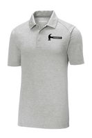 Hammer Mens Heathered Polo Light Grey MAIN Image