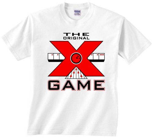 Exclusive bowling.com Original X Game TShirt White Main Image