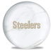 OnTheBallBowling NFL Pittsburgh Steelers White Marble Ball Alt Image