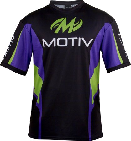 Motiv Mens Xtreme Sport Shirt Purple/Green/Black Main Image
