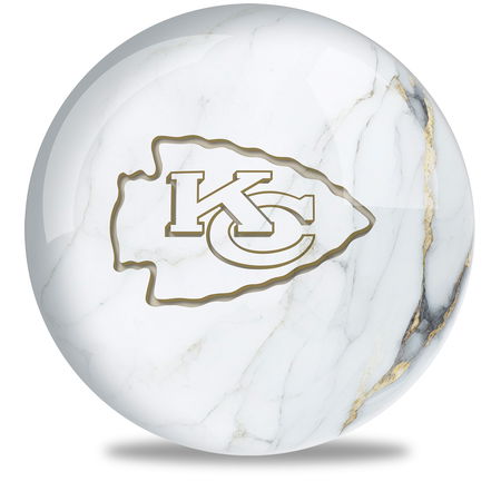 OnTheBallBowling NFL Kansas City Chiefs Marble Ball Main Image