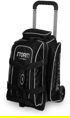 Shop Closeout Bowling Bags like the Storm Rolling Thunder 2 Ball Roller Checkered Black/Lime