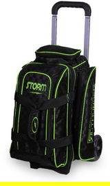 Sale Priced Bag: Storm Rolling Thunder 2 Ball Roller Checkered Black/Lime