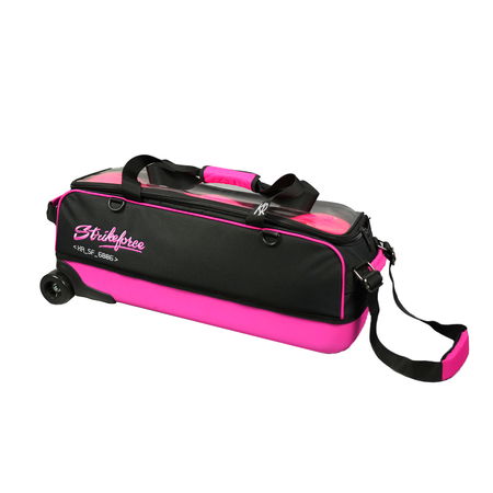 KR Strikeforce Limited Edition TPC Slim Triple Roller Tote Black/Pink Main Image