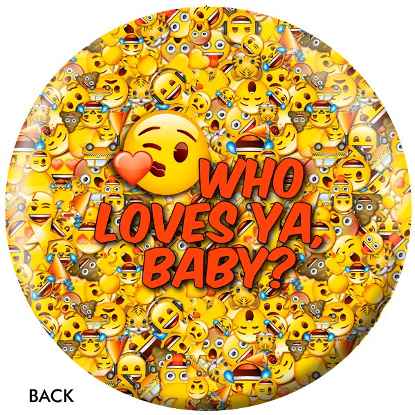 OnTheBallBowling Emoji Who Loves Ya Back Image