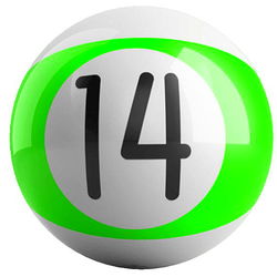 OnTheBallBowling Billiard Green Stripe 14 Ball Bowling Balls