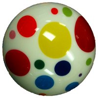 Exclusive White Polka Dot Bowling Balls